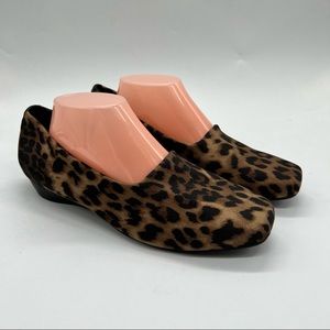 Vionic Treat Powell orthaheel cheetah leopard slip on flats